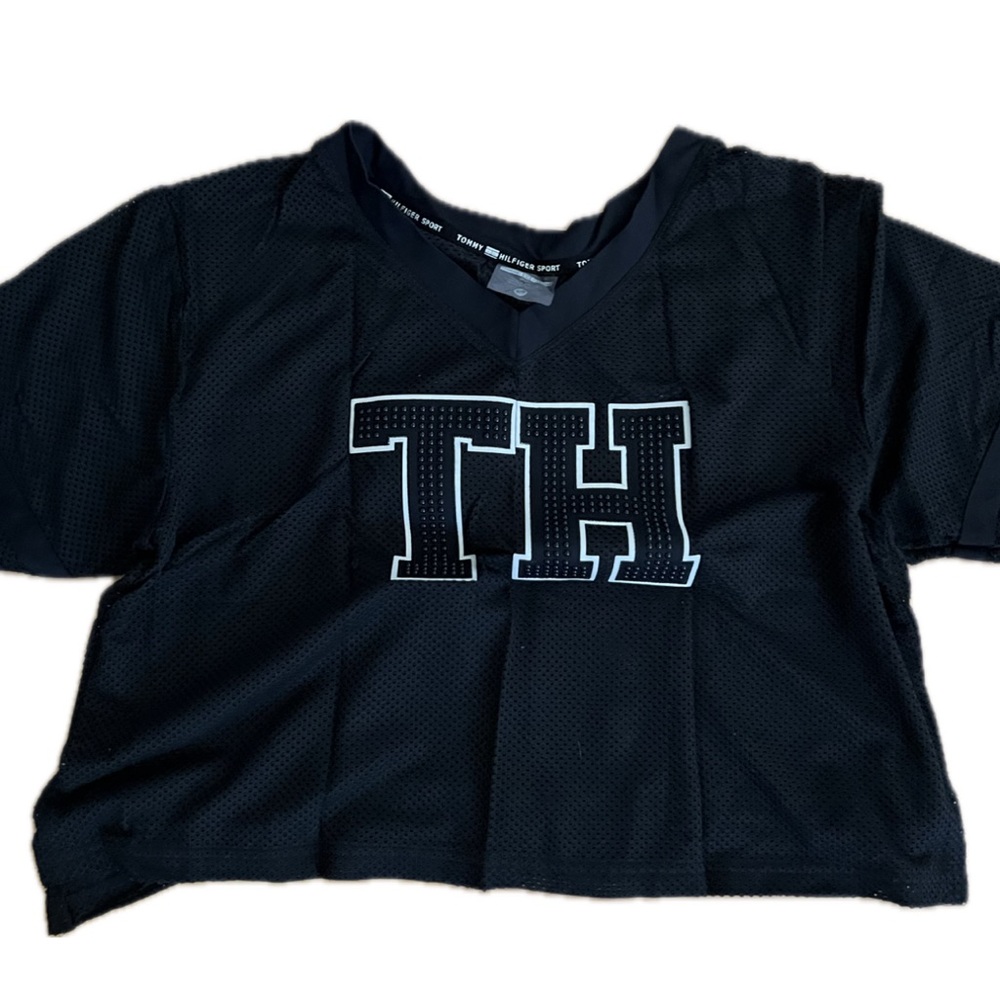 Tommy Hilfiger Baggy Cropped See Through Shirt